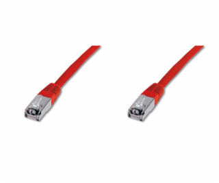 Digitus Patch Cable, S-FTP, CAT 6, AWG 26, červený 5m