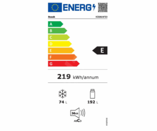 BOSCH KIS86AFE0 Serie 6 vstavaná kombinovaná chladnička