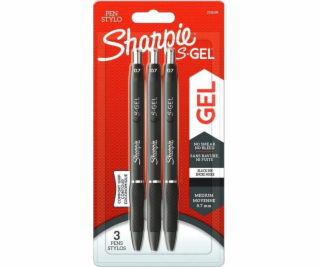 1x3 Sharpie S-Gel 0,7 mm black