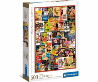 Puzzle 35097 Clementoni Romantika na plagátoch koláž