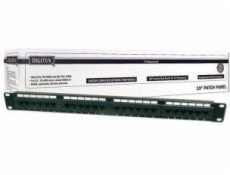 Digitus 19" 24 porty, kat.6, U/UTP, 1U Patch panel