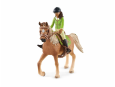 Schleich 42542 Sarah s pohyblivými klouby na koni