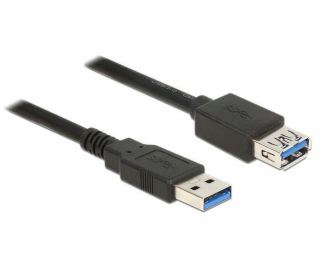 DeLOCK 85055 USB Kabel 3.0 Ty1.5m černá Typ-A Stecker > U...