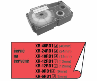 Barvící páska Casio XR 6 RD1 / KR 6 RD1 