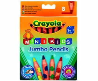 Kredki ołówkowe dekorowane Jumbo Crayola Baby 8 sztuk