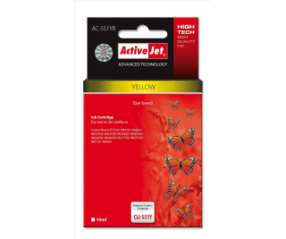 ActiveJet ink cartr. Canon CLI-551Y premium with chip - 1...