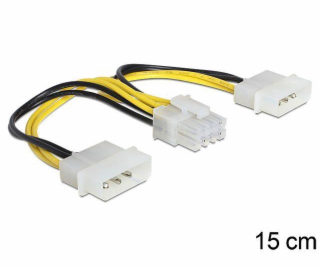 Delock napájecí kabel 8 Pin EPS > 2 x 4 Pin molex