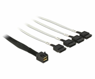 Delock 83392 Kabel Mini SAS HD SFF-8643 > 4 x SATA 0,5 m 