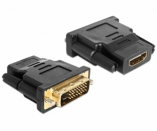 Delock Adaptér DVI 24+1 pin samec > HDMI samice