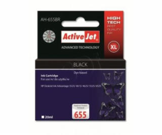 ActiveJet Ink cartridge HP 655 CZ109AE Premium Bk 20 ml  ...