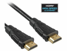 PREMIUMCORD Kabel HDMI 7m High Speed + Ethernet (v1.4), zlacené konektory