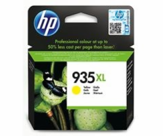 HP 935XL Yellow Ink Cartridge, 825str, C2P26AE