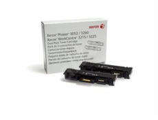 Xerox toner pro Phaser 3052, 3260, WorkCentre 3215, 3225 Dual Pack 3K Toner Cartridge (6000str, black)