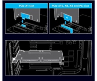 AKASA adaptér 2.5  SSD a HDD mounting bracket do PCIe/PCI...