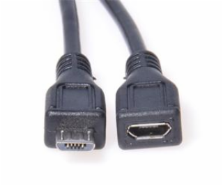 PremiumCord Kabel prodlužovací micro USB 2.0 male-female,...