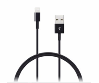 CONNECT IT Wirez Apple Lightning - USB, černý, 1m