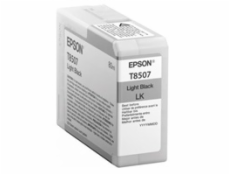 EPSON ink čer ULTRACHROME HD ""Kosatka"" - Light Black - T850700 (80 ml)