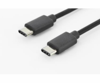 Digitus Připojovací kabel USB typu C na C, 1,0 m, 3A, 480...