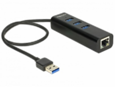 DeLock 62653 HUB USB 3.0 3 Port + 1 x LAN