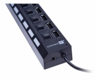 CONNECT IT USB hub Mighty switch, 7 ON/OFF portů