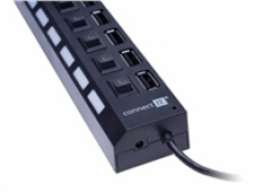 CONNECT IT USB hub Mighty switch, 7 ON/OFF portů