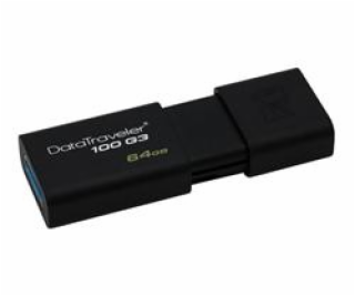 Kingston flash disk 64GB DT 100 G3 USB 3.0 (čtení/zápis: ...