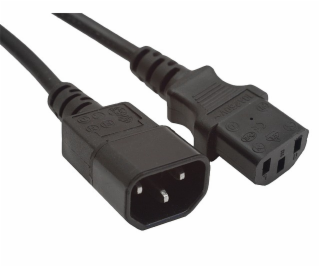 Gembird PC-189-VDE power cable Black 1.8 m C14 coupler