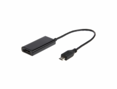 Adapter MHL(M)->HDMI(F)+ USB Micro(BF)(11 PIN) 16cm 