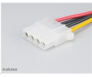 AKASA kabel  SATA redukce napájení na 4pin Molex, 15cm