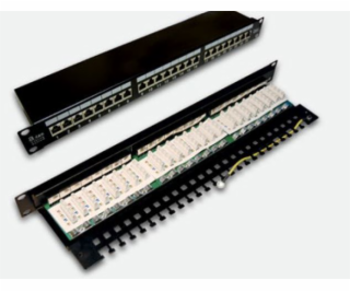 A-LAN Patchpanel FTP 24 portov cat 5e full - PK006