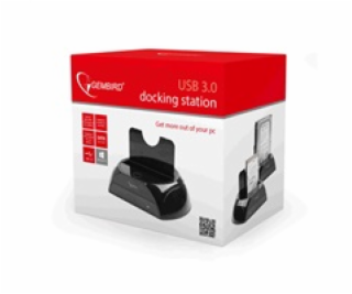 Gembird HD32-U3S-2 storage drive docking station Black