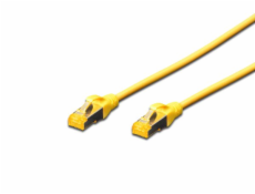 Digitus CAT 6A S-FTP patch cable, Cu, LSZH AWG 26/7, length 3 m, color yellow