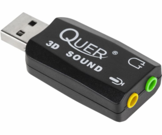 Zvuková karta Quer USB 5.1 Quer (KOM0638)