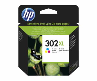 Inkoust HP 302XL 3barevná kazeta, ink cartridge (3 color)...