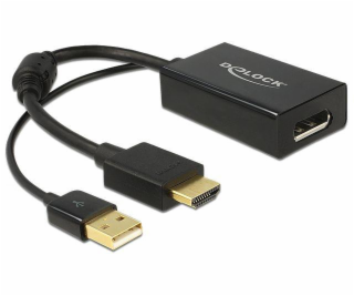 DeLOCK 62667 Adapter HDMI auf DisplayPort HDMI Stecker au...