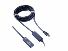 PremiumCord USB 3.0 repeater a prodlužovací kabel A/M-A/F 10m