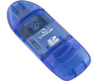 TITANUM TA101B card reader Blue USB 2.0