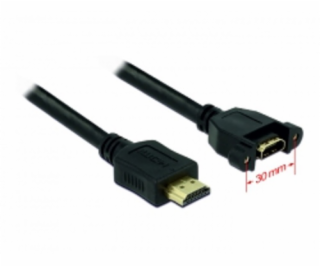 DeLOCK 85102 Kabel HDMI Buchse auf HDMI Buchse zum Einbau...