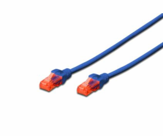 DIGITUS DK-1612-010/B Patch kabel Digitus UTP, CAT 6,modr...