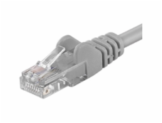 PremiumCord Patch kabel UTP RJ45-RJ45 CAT6 0.5m šedá