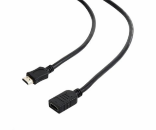 Kabel CABLEXPERT HDMI-HDMI 1,8m, 1.4, M/F stíněný, zlacen...