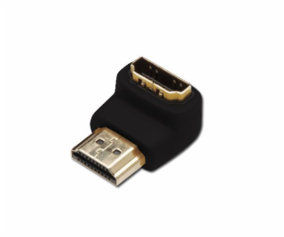 Digitus Adaptér HDMI, typ A, 90o úhlový M / F, Ultra HD 6...