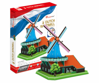 Puzzle 3D Wiatrak Holenderski Zestaw XL