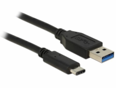 USB kábel Delock USB 3.1 AM-USB TYPE-C GEN 2 (10GB/S) ČIERNY 1M (83870)