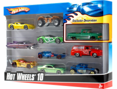  Mattel Hot Wheels Autíčka 10Pack