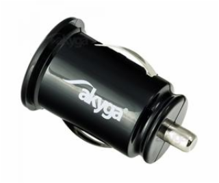 Akyga Autonabíječka 2xUSB 5V/2.1A a 5V/1A černá