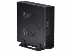 AKY AK-100-01BK AKYGA PC skříň mini ITX AK-100-01BK 2xUSB2.0 with PSU 60W