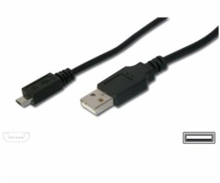 PremiumCord Kabel micro USB 2.0, A-B 0,75m  kabel navržen...