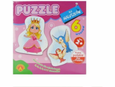 Puzzle dla maluszków Królewna