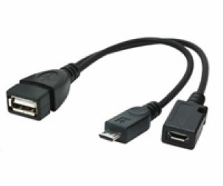 GEMBIRD Kabel CABLEXPERT USB AF/micro BM + micro BF, OTG ...